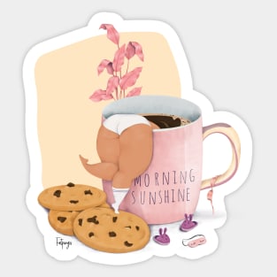 I need coffee Sticker